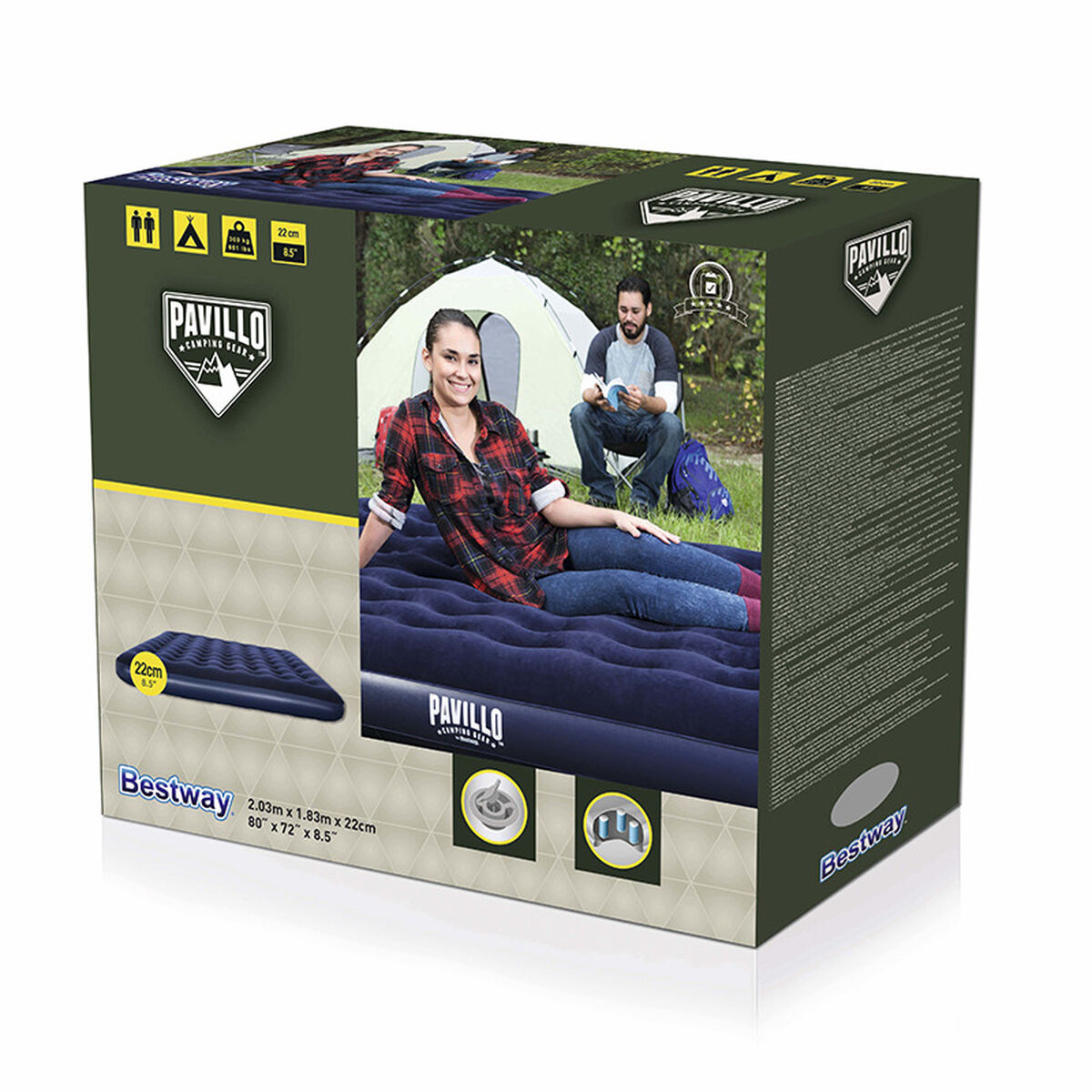 Luftmatratze Bestway King 203 x 183 x 22 cm